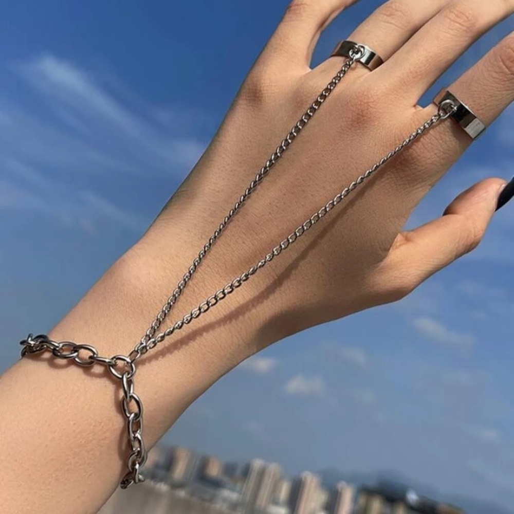 3 For $30 Chain bracelet and Rings